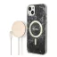 Guess Marble MagSafe Apple iPhone 14 Plus hátlap tok, fekete+ MagSafe töltő