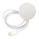 Guess 4G Print MagSafe Apple iPhone 14 hátlap tok, fekete+ MagSafe töltő