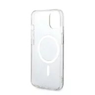   Guess 4G Print MagSafe Apple iPhone 14 hátlap tok, barna+ MagSafe töltő