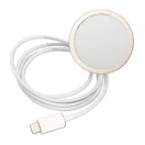 Guess Marble MagSafe Apple iPhone 14 hátlap tok, fekete + MagSafe töltő