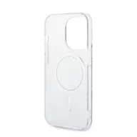   Guess 4G Print MagSafe Apple iPhone 14 Pro Max hátlap tok, kék + MagSafe töltő