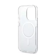   Guess 4G Print MagSafe Apple iPhone 14 Pro Max hátlap tok, fekete+ MagSafe töltő