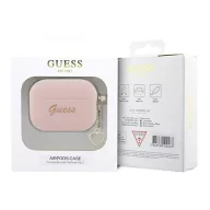  Guess Silicone Charm Heart Apple AirPods Pro 2 tok , rózsaszín