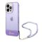 Guess Translucent Pearl Strap Apple iPhone 14 Pro hátlap tok , lila
