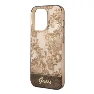   Guess Porcelain Collection Apple iPhone 14 Pro hátlap tok, arany