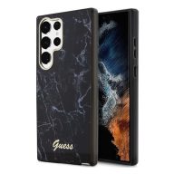 Guess Marble Samsung Galaxy S23 Ultra hátlap tok , fekete