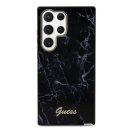 Guess Marble Samsung Galaxy S23 Ultra hátlap tok , fekete