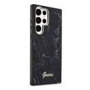 Guess Marble Samsung Galaxy S23 Ultra hátlap tok , fekete