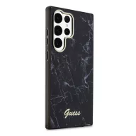 Guess Marble Samsung Galaxy S23 Ultra hátlap tok , fekete