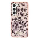 Guess Flower Collection Samsung Galaxy S23+ hátlap tok , rózsaszín