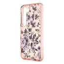 Guess Flower Collection Samsung Galaxy S23+ hátlap tok , rózsaszín