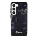 Guess Golden Marble Samsung Galaxy S23+ hátlap tok , fekete