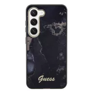 Guess Golden Marble Samsung Galaxy S23+ hátlap tok , fekete