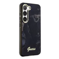 Guess Golden Marble Samsung Galaxy S23+ hátlap tok , fekete