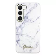 Guess Marble Samsung Galaxy S23+ hátlap tok , fehér