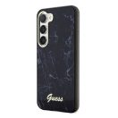 Guess Marble Samsung Galaxy S23+ hátlap tok , fekete