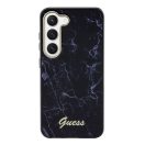 Guess Marble Samsung Galaxy S23+ hátlap tok , fekete