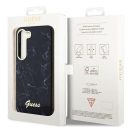 Guess Marble Samsung Galaxy S23+ hátlap tok , fekete
