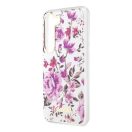 Guess Flower Collection Samsung Galaxy S23 hátlap tok , fehér