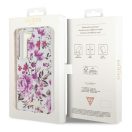 Guess Flower Collection Samsung Galaxy S23 hátlap tok , fehér