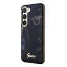 Guess Golden Marble Samsung Galaxy S23 hátlap tok , fekete