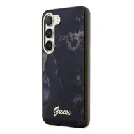 Guess Golden Marble Samsung Galaxy S23 hátlap tok , fekete