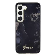 Guess Golden Marble Samsung Galaxy S23 hátlap tok , fekete