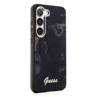 Guess Golden Marble Samsung Galaxy S23 hátlap tok , fekete