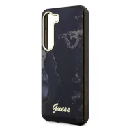 Guess Golden Marble Samsung Galaxy S23 hátlap tok , fekete