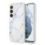 Guess Marble Samsung Galaxy S23 hátlap tok , fehér