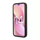 Karl Lagerfeld Glitter Plaque Apple iPhone 14 Pro hátlap tok, fekete