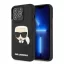 Karl Lagerfeld 3D Rubber Karl's Head Apple iPhone 14 Pro hátlap tok, fekete