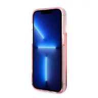   Karl Lagerfeld Liquid Glitter Big KL Apple iPhone 14 Pro hátlap tok, rózsaszín