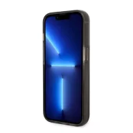   Karl Lagerfeld Glitter Karl Head Apple iPhone 14 Pro hátlap tok, fekete