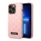 Karl Lagerfeld 3D Monogram Apple iPhone 14 Pro hátlap tok, rózsaszín