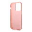 Karl Lagerfeld 3D Monogram Apple iPhone 14 Pro hátlap tok, rózsaszín