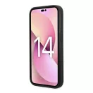 Karl Lagerfeld Saffiano Karl's Head Patch Apple iPhone 14 Pro hátlap tok, ezüst