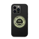 Karl Lagerfeld Silicone RSG Apple iPhone 14 Pro hátlap tok, fekete