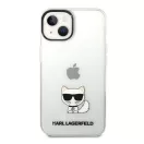 Karl Lagerfeld Choupette Body Apple iPhone 14 Plus hátlap tok, átlátszó