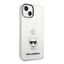 Karl Lagerfeld Choupette Body Apple iPhone 14 Plus hátlap tok, átlátszó