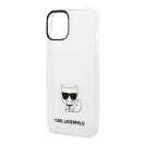Karl Lagerfeld Choupette Body Apple iPhone 14 Plus hátlap tok, átlátszó