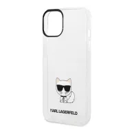   Karl Lagerfeld Choupette Body Apple iPhone 14 Plus hátlap tok, átlátszó
