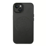   Karl Lagerfeld Leather Perforated Apple iPhone 14 Plus hátlap tok, fekete