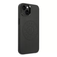   Karl Lagerfeld Leather Perforated Apple iPhone 14 Plus hátlap tok, fekete