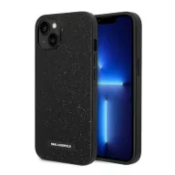   Karl Lagerfeld Glitter Plaque Apple iPhone 14 Plus hátlap tok, fekete