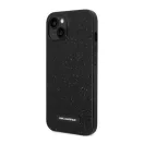 Karl Lagerfeld Glitter Plaque Apple iPhone 14 Plus hátlap tok, fekete