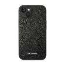 Karl Lagerfeld Glitter Plaque Apple iPhone 14 Plus hátlap tok, fekete