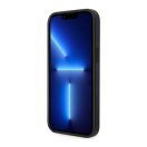 Karl Lagerfeld Glitter Plaque Apple iPhone 14 Plus hátlap tok, ezüst