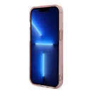 Karl Lagerfeld Mono Vertical Stripe Apple iPhone 14 Plus hátlap tok, rózsaszín