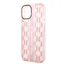 Karl Lagerfeld Mono Vertical Stripe Apple iPhone 14 Plus hátlap tok, rózsaszín